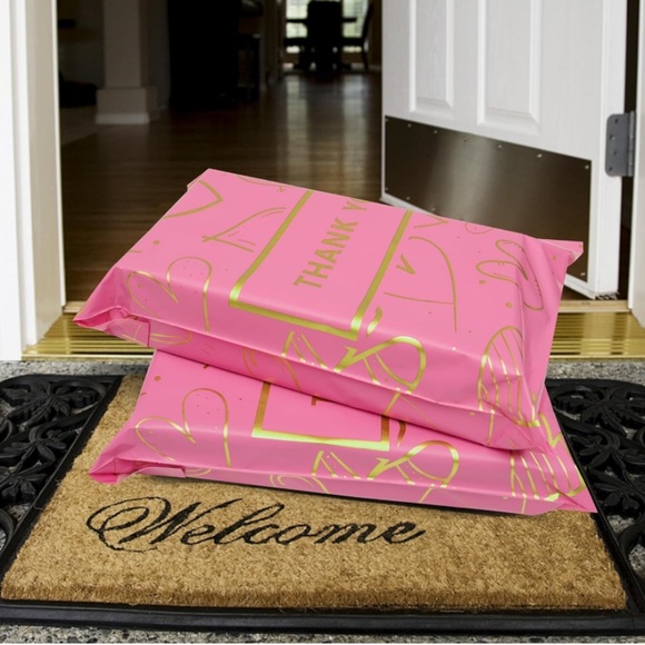 60pc SET!! 30 - 10x13 PolyMailers PLUS 30 Self Adhesive Thank You Stickers! - Picture 4 of 6